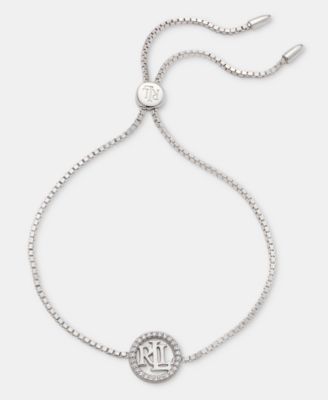 Crystal Logo Slider Bracelet