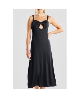 Women's Solid Jersey Maxi Dress