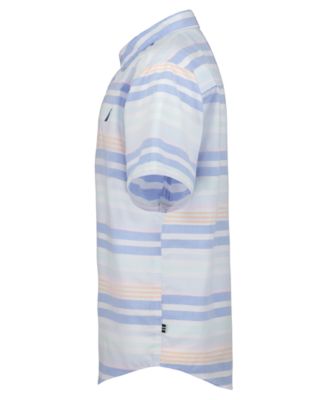 Boys' 8-20 Cabana Stripe Short-Sleeve Woven Shirt