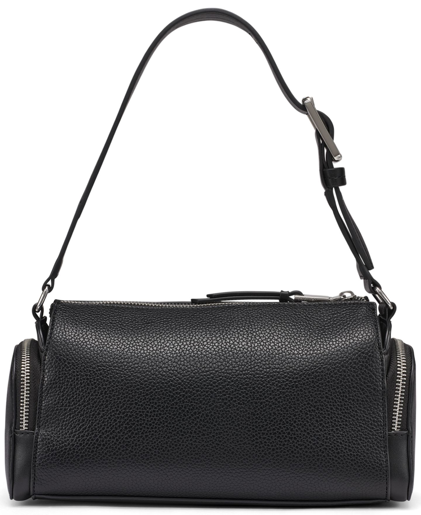Женская сумка Calvin Klein Camryn Small Shoulder, цвет: Чёрный / Серебряный — фото 2