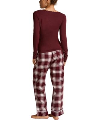 Hunkemoller Women's Flannel Pyjama Pants