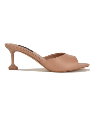 Women's Dabby Slip-On Tapered Kitten Heel Dress Sandals