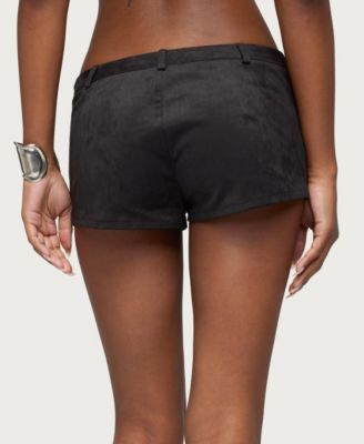 Women's Sloane Faux Suede Micro Shorts