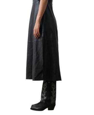 Women's Liora Semi Fitted Leather Dress