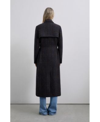 Women's check Coat
