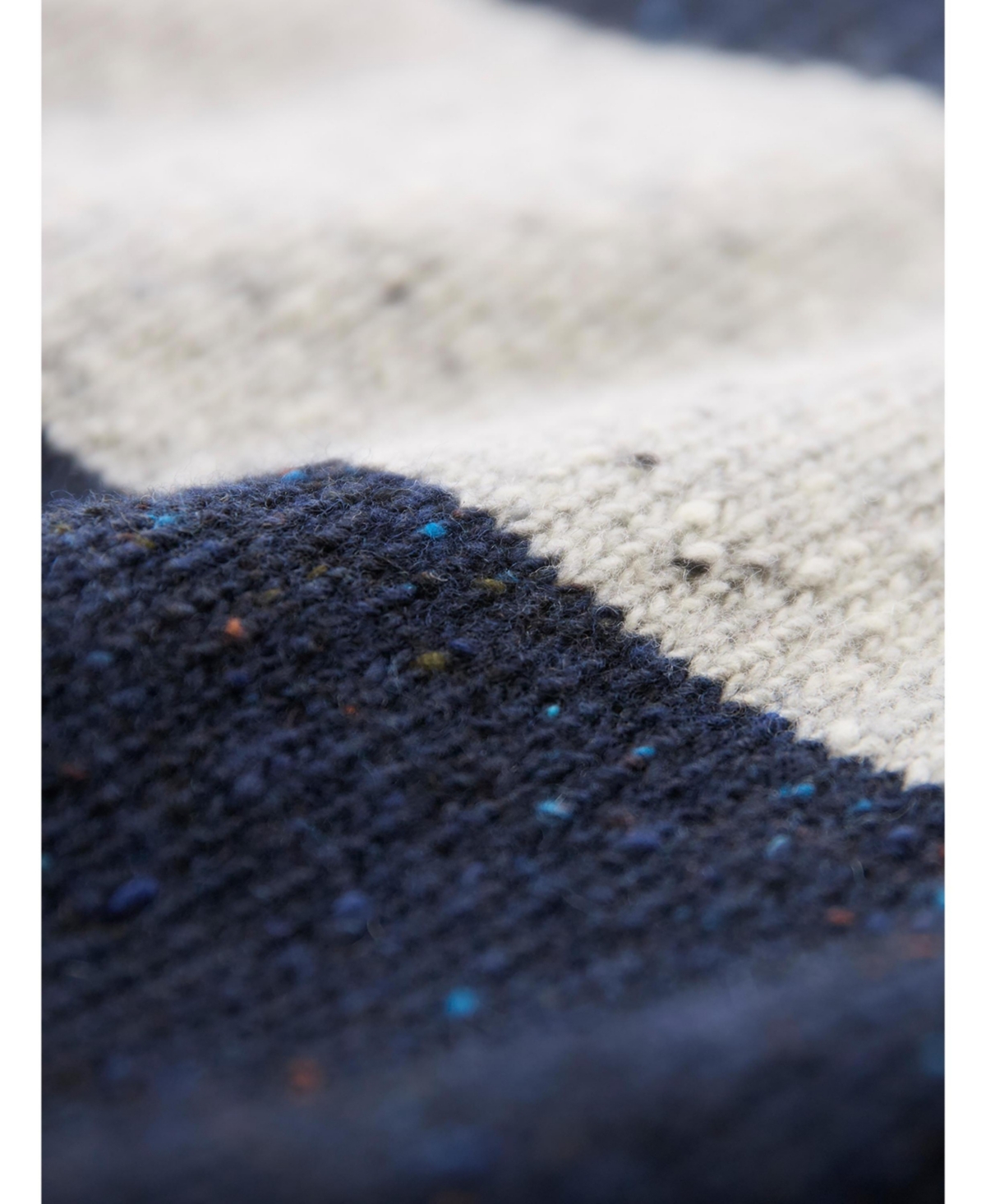 Celtic & Co. Women's Donegal Colourblock Funnel Neck Sweater