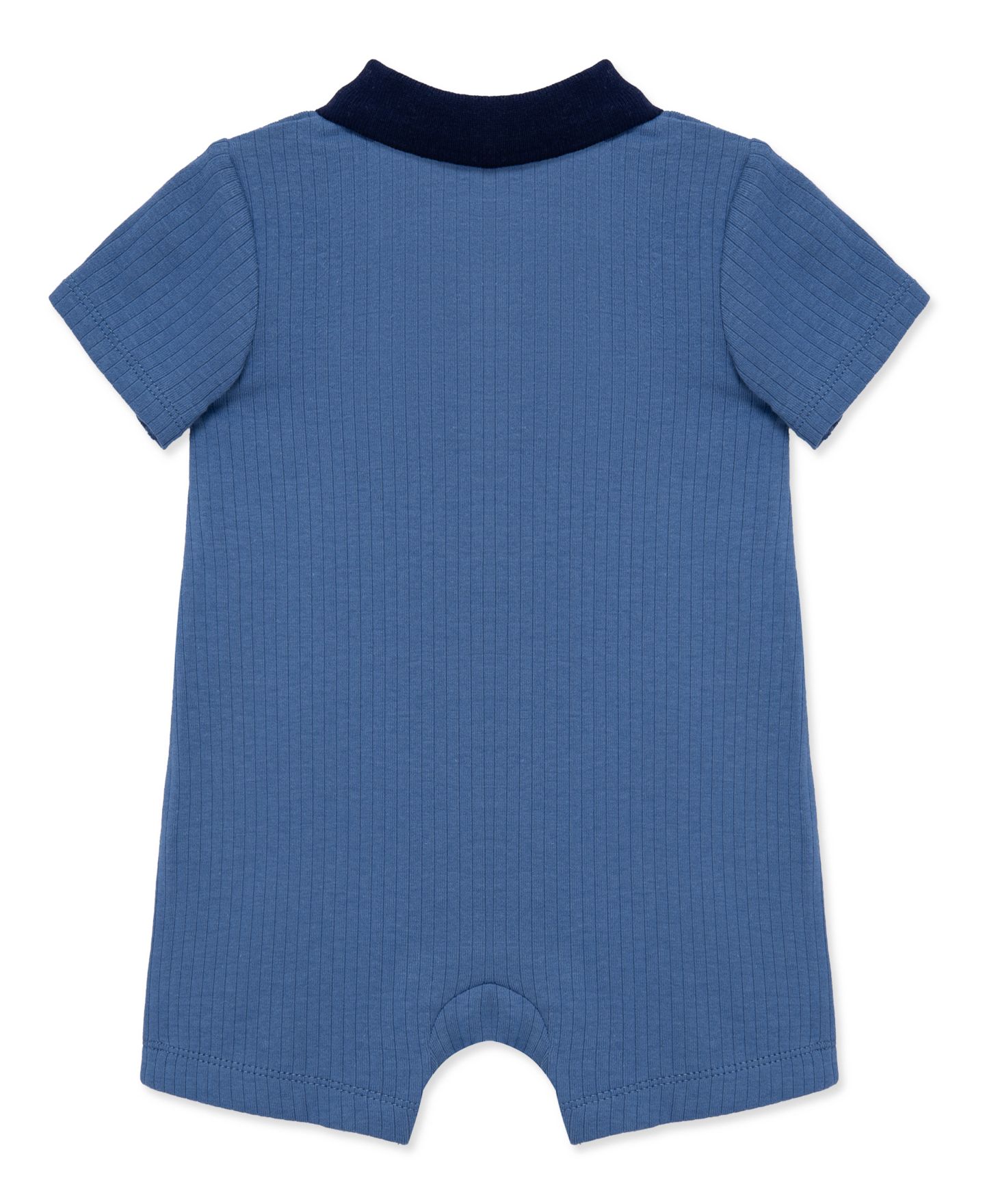 Комбинезон Little Me Polo Collar Short-Sleeve Romper для мальчиков-малышей, цвет: Синий — фото 2