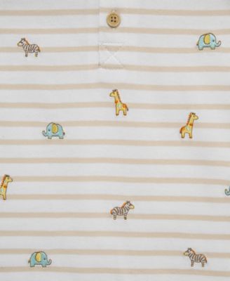 Baby Boys' Safari Romper & Bucket Hat, 2-Piece Set