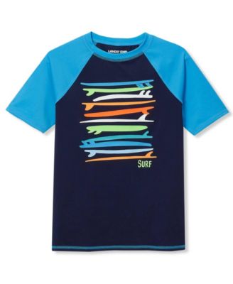 Boys Sunshade UPF 50 Short Sleeve Solid Rash Guard
