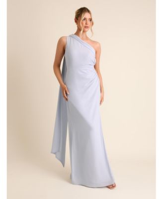 Women's One Shoulder Chiffon Bridesmaid Dress