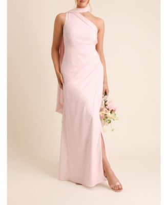 Women's One Shoulder Chiffon Bridesmaid Dress