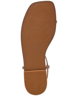 Women's Ritzy Ball-Stud Square Toe Flat Sandals