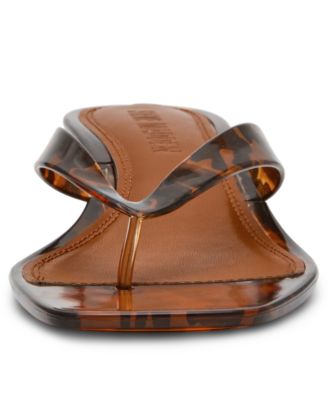 Women's Tracie-J Kitten-Heel Jelly Thong Sandals