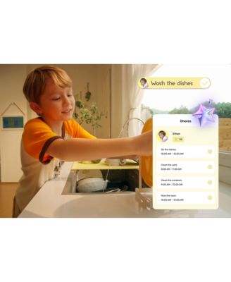21.5'' Digital Calendar & Chore Chart - Smart Interactive Display for Family Schedules