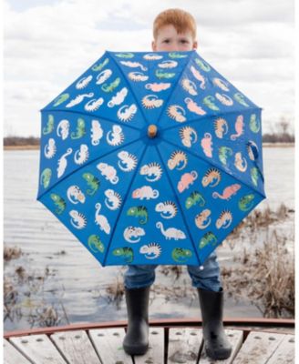 Boy Color-Changing Umbrella Chameleon Print - Child