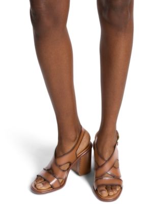 Women's Raven Buckle Block Heel Sandals