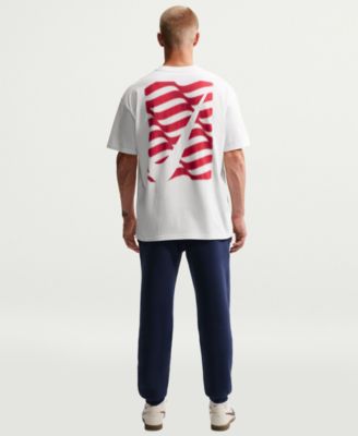 USA Flag Crewneck Short-Sleeve T-Shirt