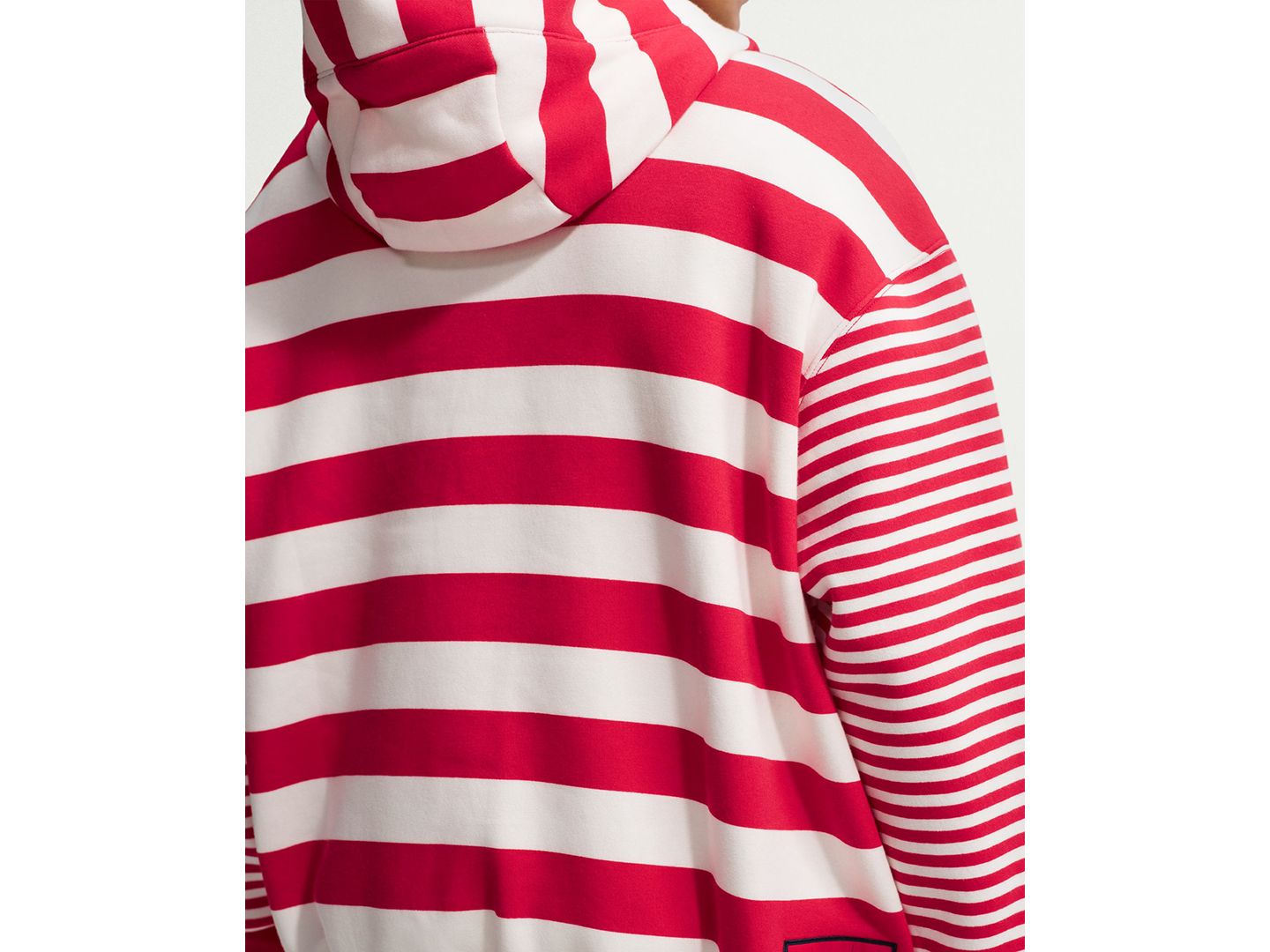 Мужское худи Nike Usmnt Soccer Phoenix Oversized, цвет: Красный / Белый — фото 4