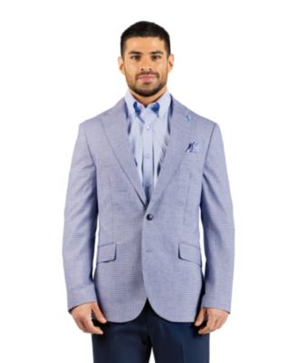 Men's Melange Micro Grid Sport Coat
