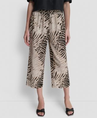 Women's Printed Pull-On Pants
