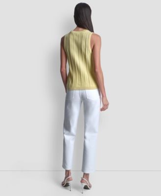 Women's Crew Neck Sleeveless Sweater