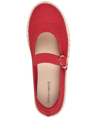 Women's Francene Knit Mary Jane Espadrille Flats