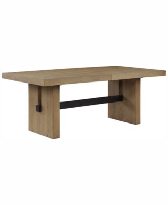 Macai 42" Wood Rectangular Dining Table