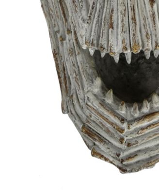 15" Halloween Driftwood Ghost Face