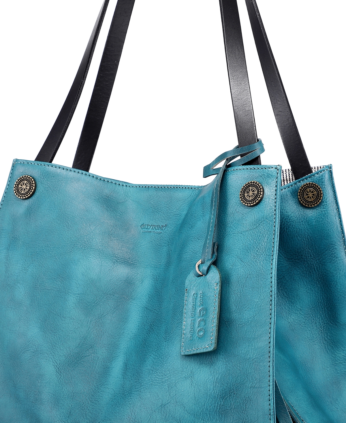 Old Trend Daisy Large Leather Tote Bag