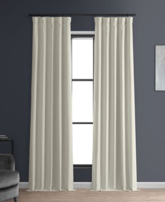 Faux Linen Hotel Blackout Curtain