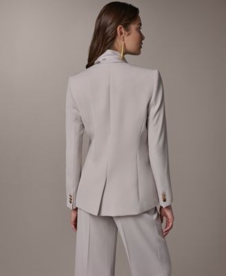 Petite Shawl Collar Long-Sleeve Jacket