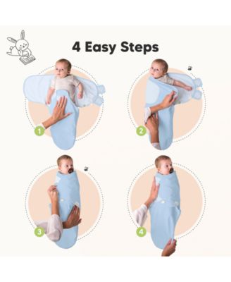 3pk Soothe Baby Swaddle, Organic Baby Swaddle Sleep Sacks, Newborn, Infant Swaddle Sack