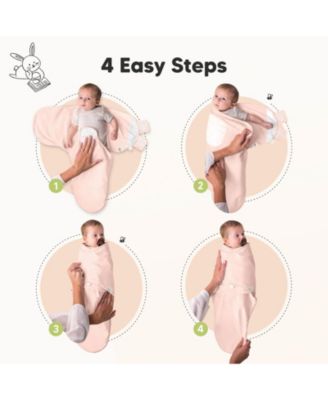 3pk Soothe Baby Swaddle, Organic Baby Swaddle Sleep Sacks, Newborn, Infant Swaddle Sack