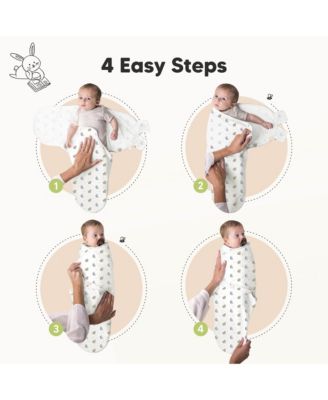 3pk Soothe Baby Swaddle, Organic Baby Swaddle Sleep Sacks, Newborn, Infant Swaddle Sack