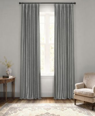 Vintage Textured Faux Dupioni Silk Blackout Curtain