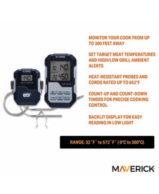 Long Range Wireless Remote Cooking Dual Probe Thermometer