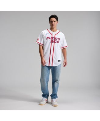 Men's White Puerto Rico Baseball 2026 World Baseball Classic Stadium Jersey