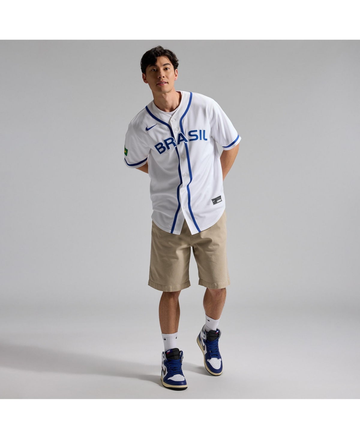 Nike Men's White Brazil Baseball 2026 World Classic Stadium Jersey