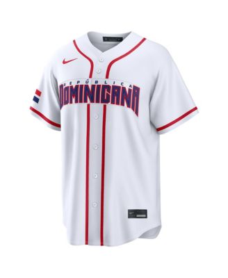 Men's Julio Rodriguez White Dominican Republic Baseball 2026 World Baseball Classic Stadium Jersey