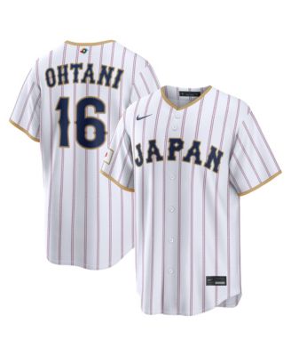 Men's Shohei Ohtani White Japan Baseball 2026 World Baseball Classic Stadium Jersey