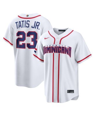 Men's Fernando Tatis Jr. White Dominican Republic Baseball 2026 World Baseball Classic Stadium Jersey