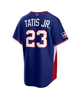 Men's Fernando Tatis Jr. Royal Dominican Republic Baseball 2026 World Baseball Classic Stadium Jersey