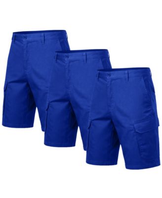 Men's Cotton Flex-Stretch Cargo Shorts-3 Pack