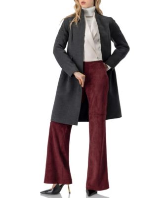 Women's Straight-Leg Faux-Suede Pants
