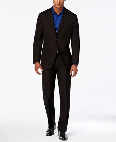 INC International Concepts Men's Men's Blake Non-Iron Shirt and Traveler Classic-Fit Suit Separates, Only at Macy's