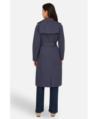 Women's Belted Long Trench Coat