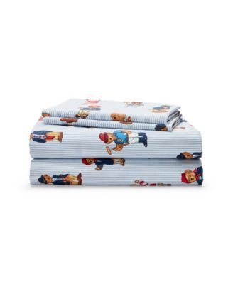Teddy Bear Stripe Sheet Set