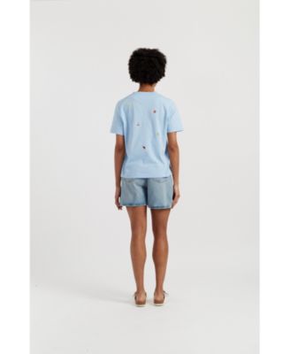 Women's Cotton Snoopy Fruit T-Shirt