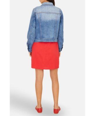 Women's Stretch Washed Denim Jacket