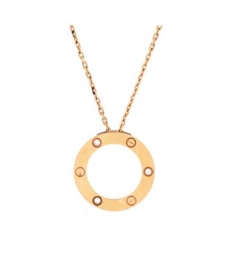 3 Diamonds Love Pendant Necklace